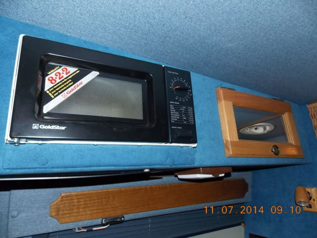 1989 Blue Ford E-Series Van Van Camper