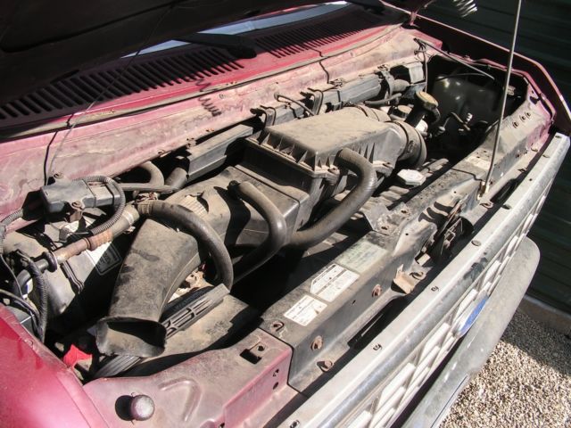 1989 red Ford Other Van Camper