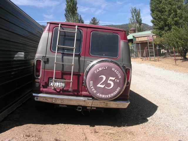 1989 red Ford Other Van Camper