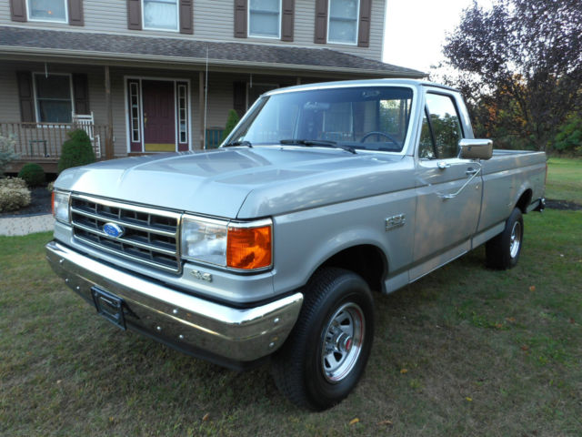 1989 Silver Ford F-150 Regular Cab