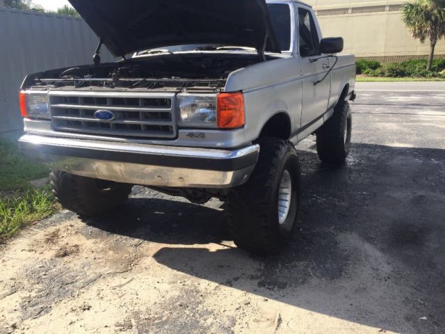 1989 Gray Ford F-150
