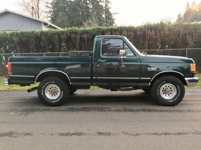 1989 Green Ford F-150 SINGLE CAB PICKUP