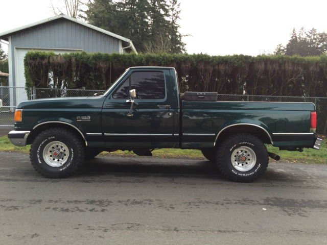 1989 Green Ford F-150 SINGLE CAB PICKUP
