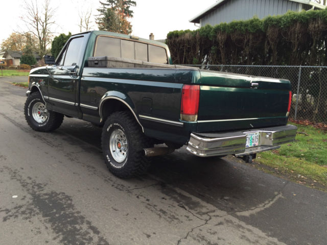 1989 Green Ford F-150 SINGLE CAB PICKUP