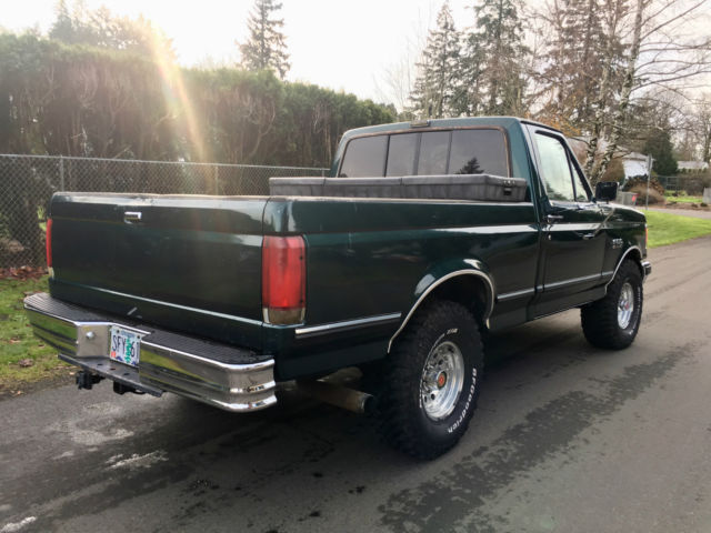 1989 Green Ford F-150 SINGLE CAB PICKUP