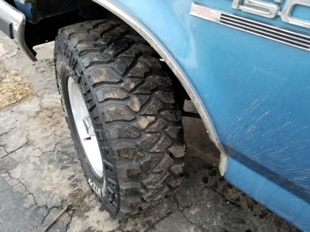 1989 Blue Ford F-150 Standard Cab Pickup