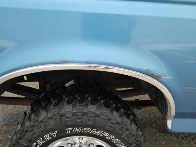 1989 Blue Ford F-150 Standard Cab Pickup