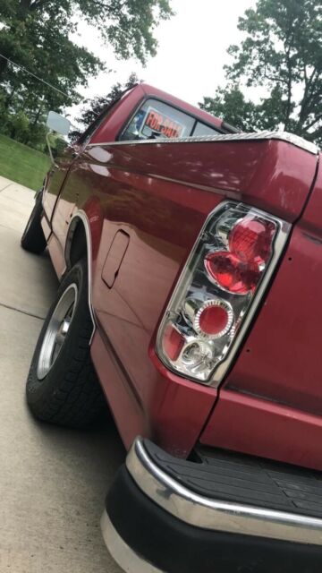 1989 Red Ford F-150 Standard Cab Pickup