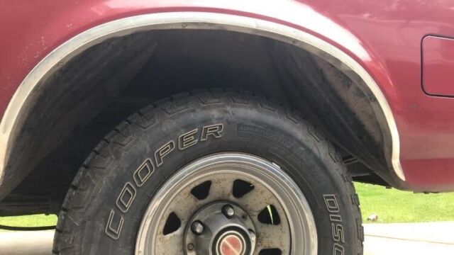 1989 Red Ford F-150 Standard Cab Pickup