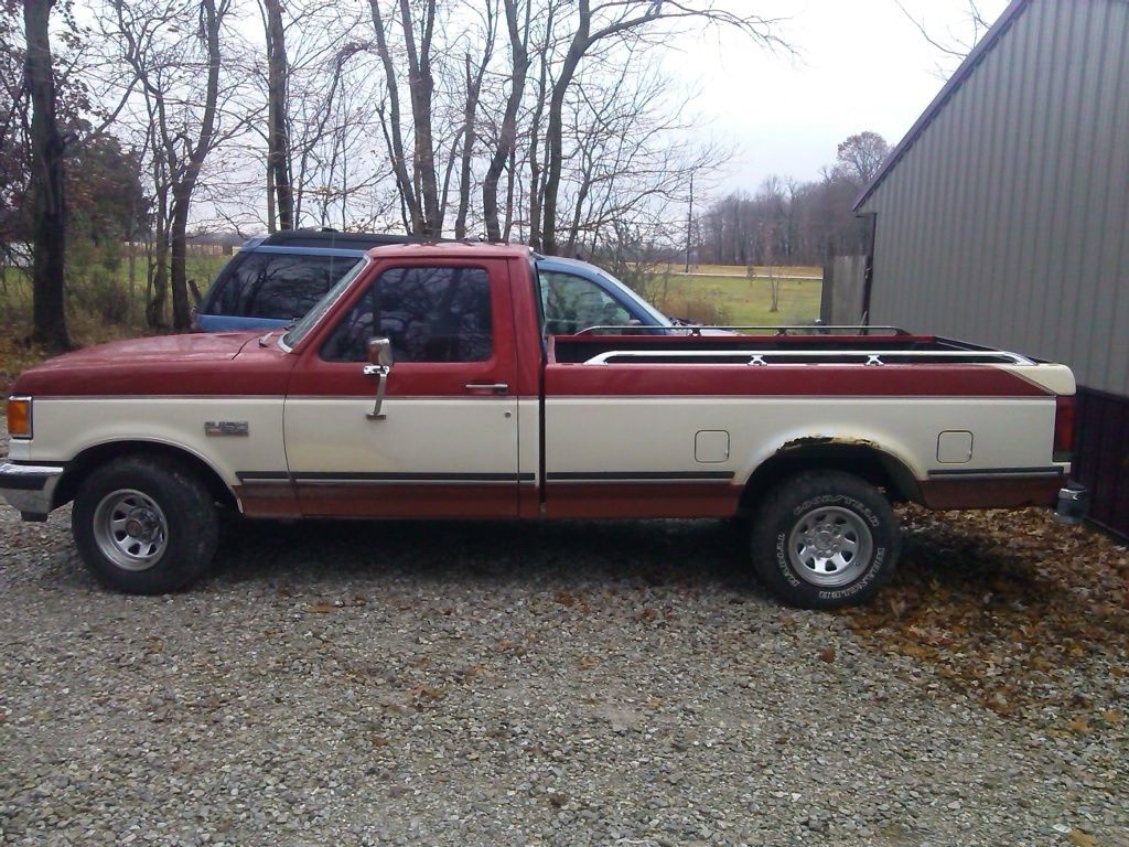 1989 Red Ford F-150