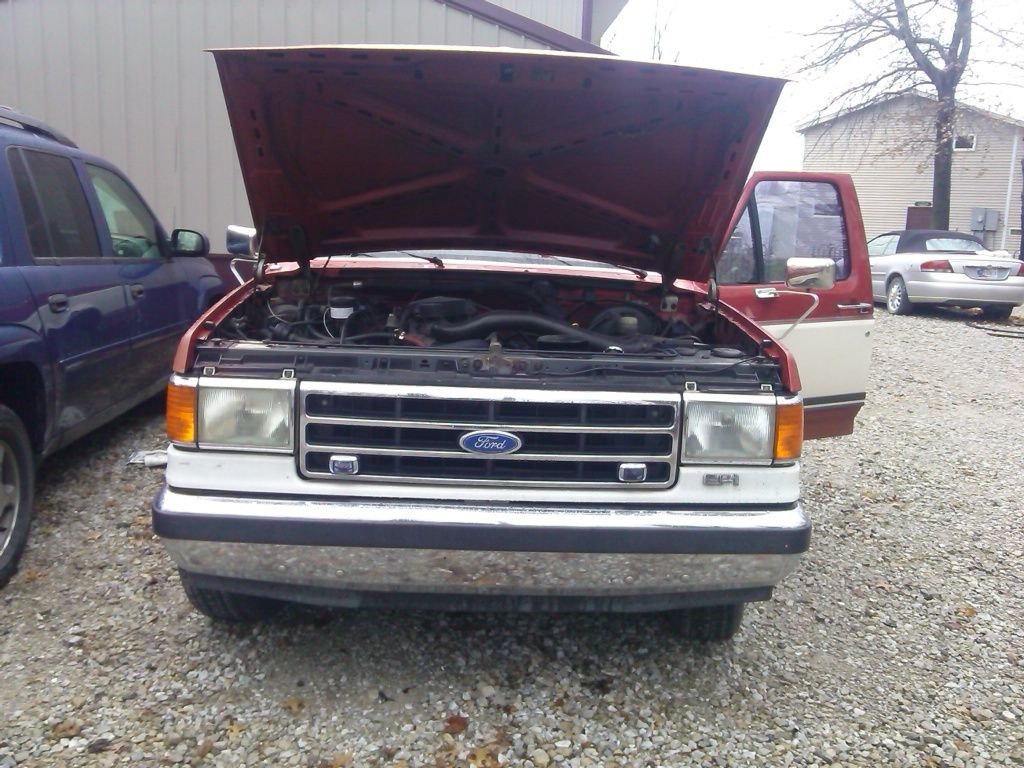 1989 Red Ford F-150