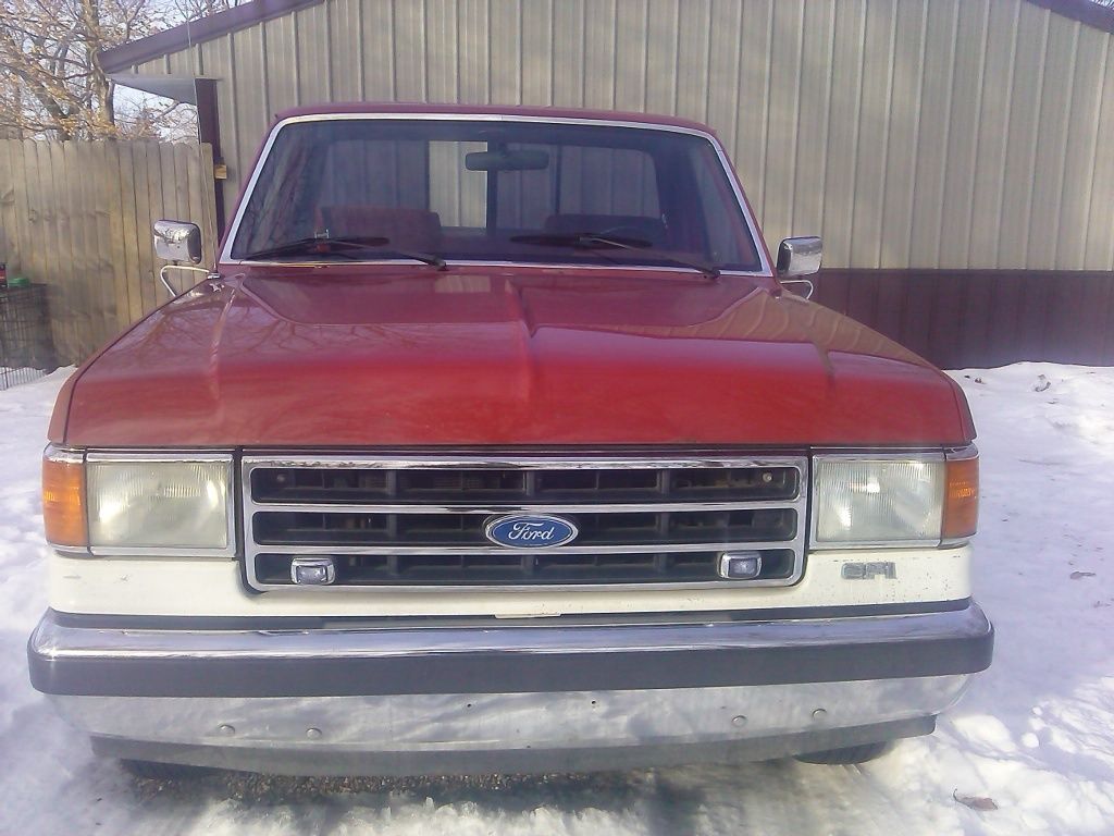 1989 Red Ford F-150