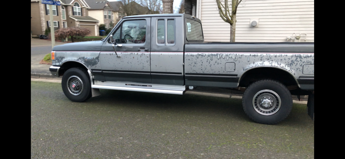 1989 Gray Ford F-250