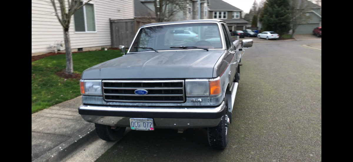 1989 Gray Ford F-250
