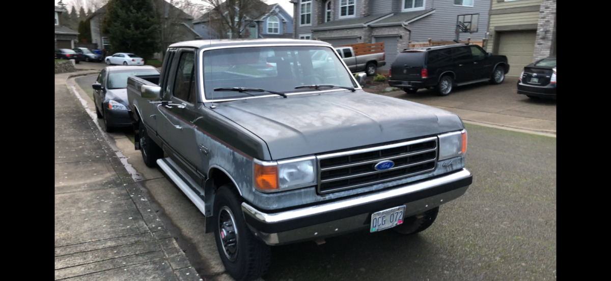 1989 Gray Ford F-250