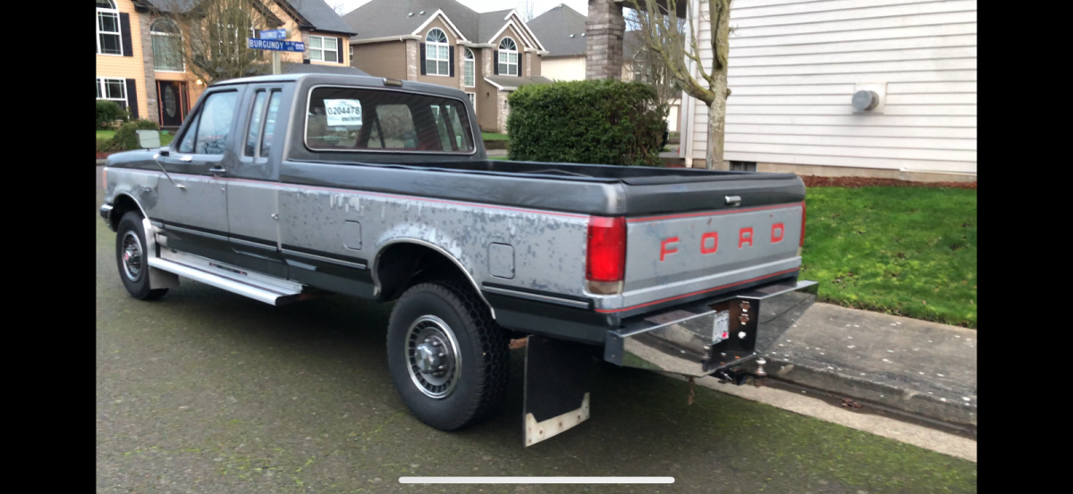 1989 Gray Ford F-250