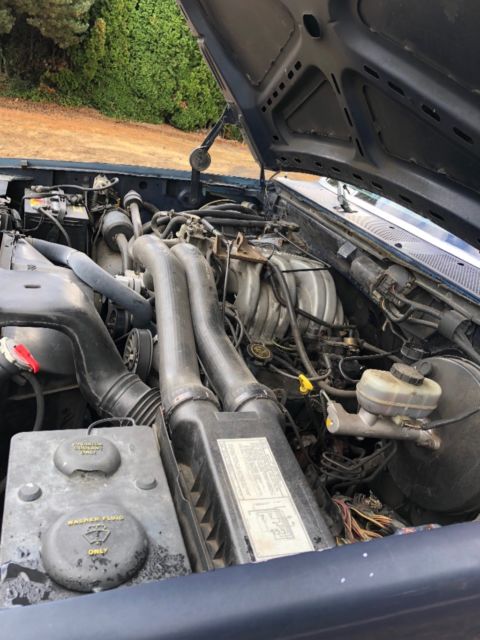 1989 Blue Ford F-250 Single Cab