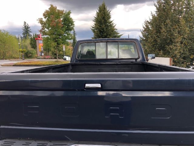 1989 Blue Ford F-250 Single Cab