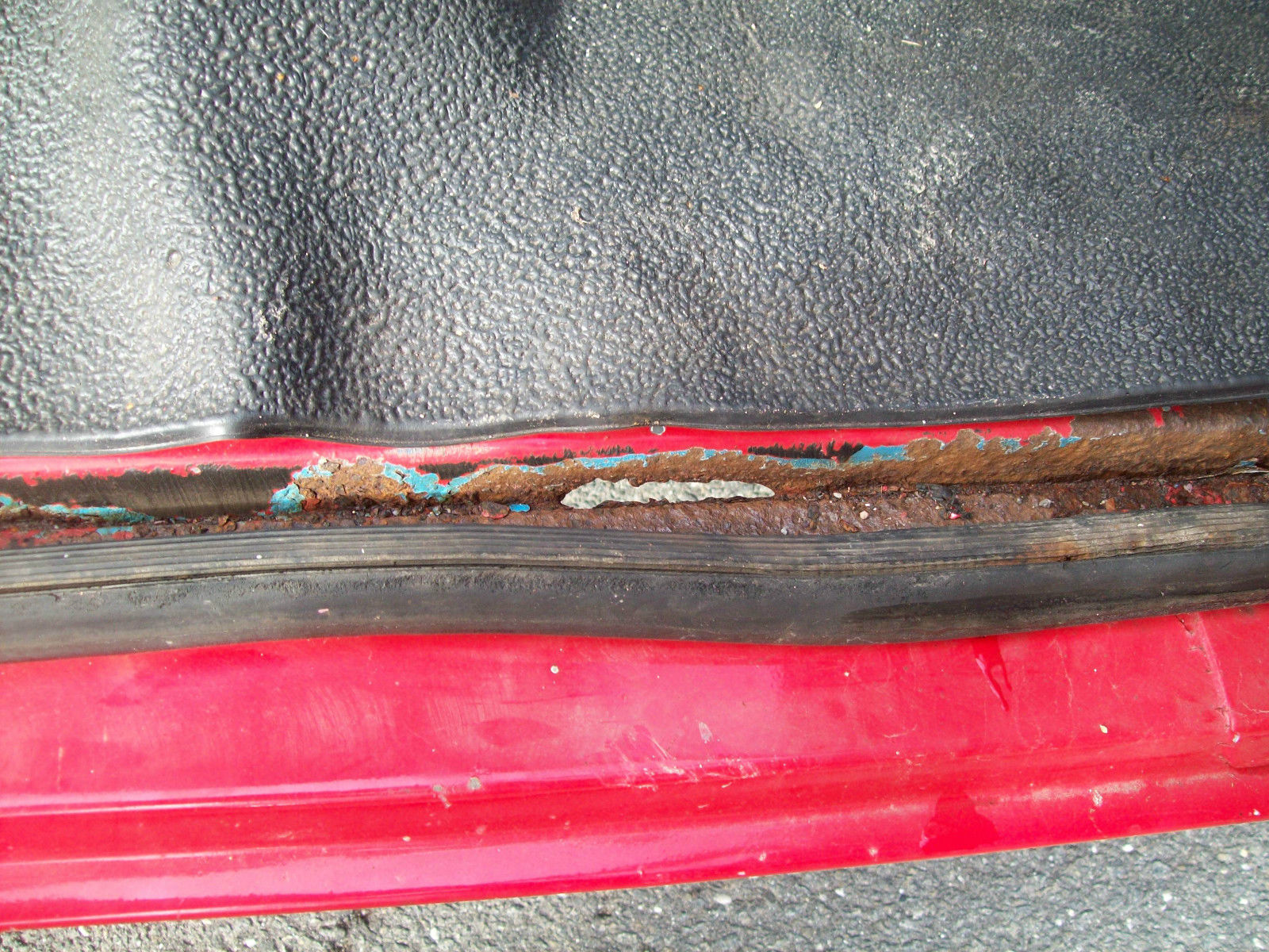 1989 Red Ford F-250 Standard Cab Pickup