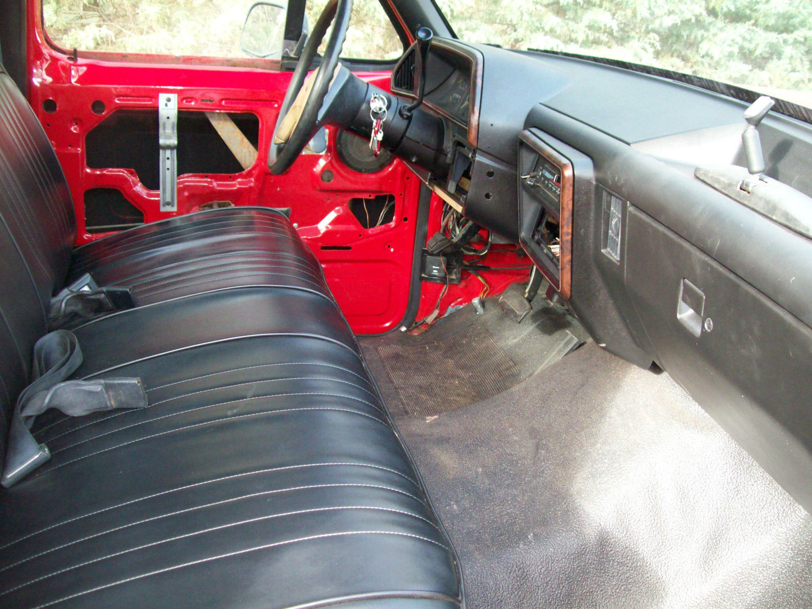 1989 Red Ford F-250 Standard Cab Pickup