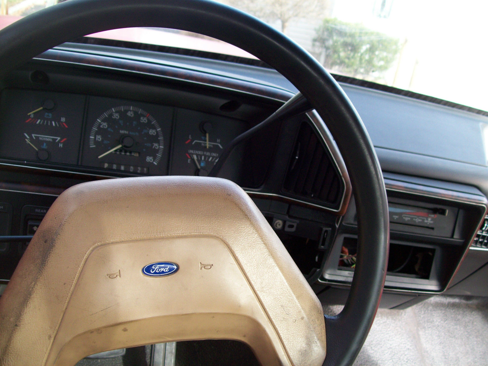 1989 Red Ford F-250 Standard Cab Pickup