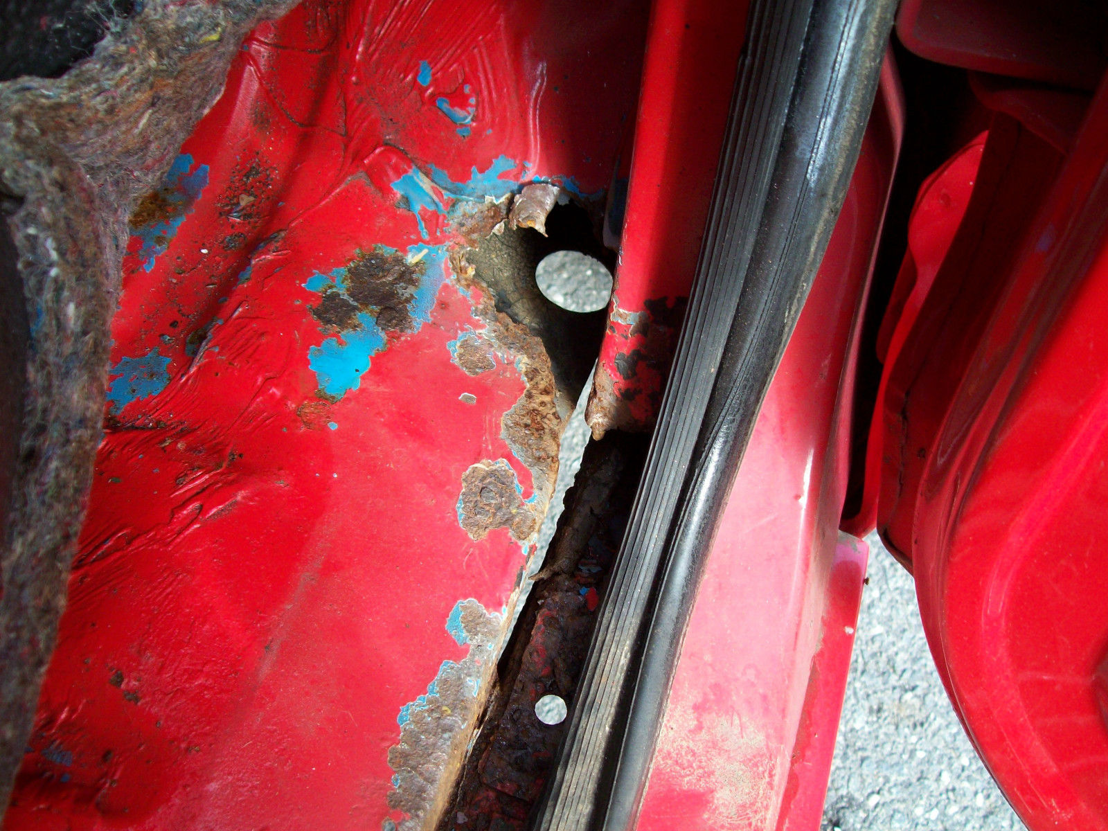 1989 Red Ford F-250 Standard Cab Pickup