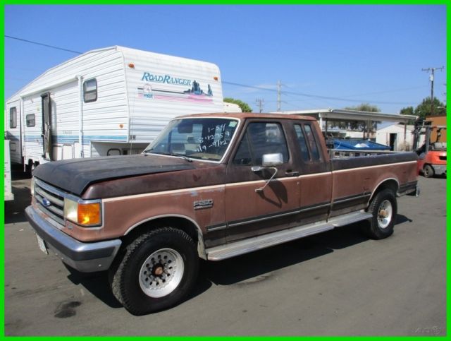 1989 Brown Ford F-250