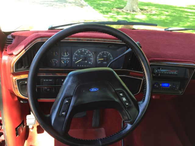 1989 RED AND White Ford F-250 Standard Cab Pickup