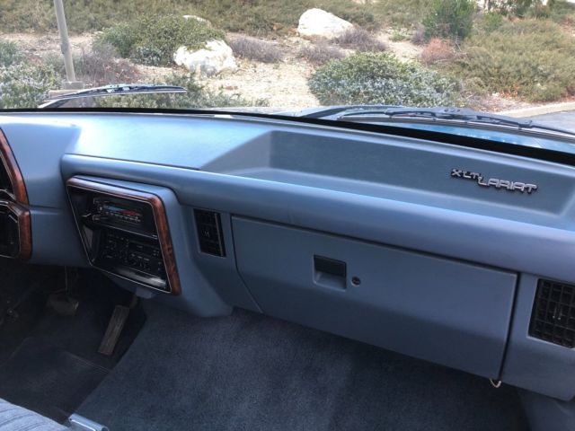 1989 Blue Ford F-250 Extended Cab Pickup