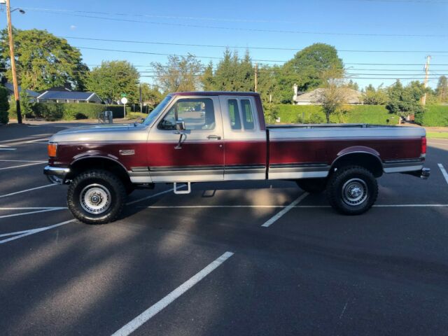 1989 Red Ford F-250