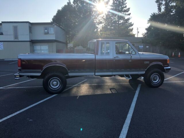 1989 Red Ford F-250