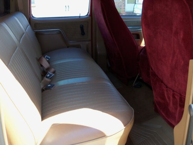 1989 Red Ford F-350 Crew Cab Pickup