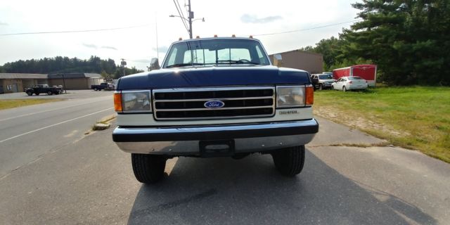 1989 Blue Ford F-350 Standard Cab Pickup