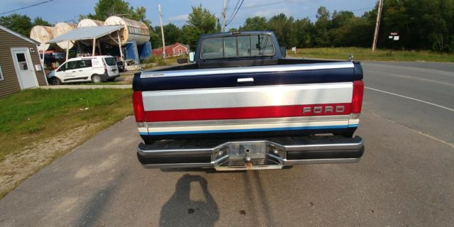 1989 Blue Ford F-350 Standard Cab Pickup