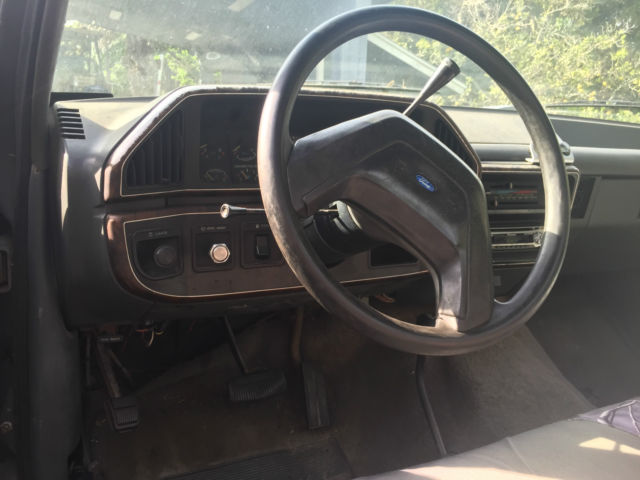 1989 Black Ford F-350 Standard Cab Pickup