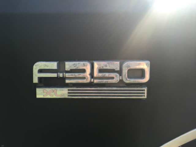 1989 Black Ford F-350 Standard Cab Pickup
