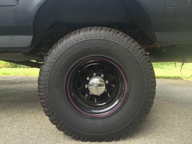 1989 Black Ford F-350 Standard Cab Pickup