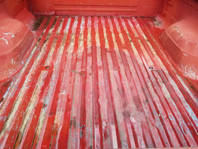 1989 Red Ford F-150 Standard Cab Pickup