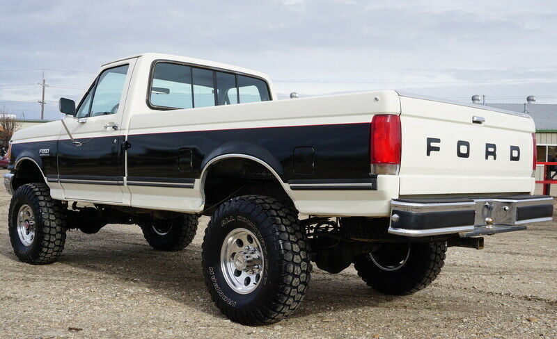 1989 Black & White Ford F-250 Standard Cab Pickup