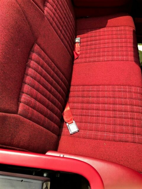 1989 Cabernet Red Ford Mustang Convertible