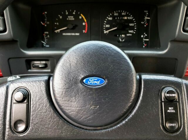 1989 Cabernet Red Ford Mustang Convertible
