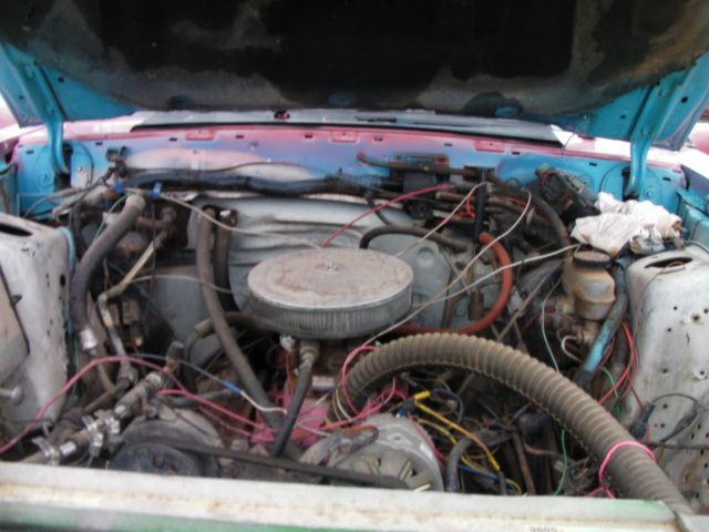 1989 poor pink Ford Mustang