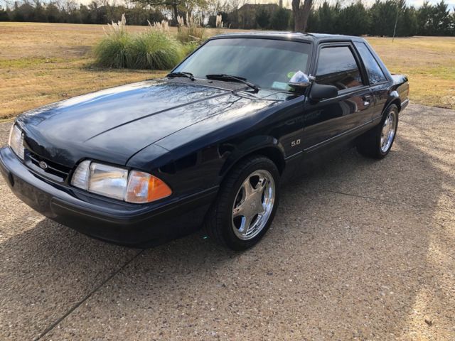 1989 Blue Ford Mustang Coupe