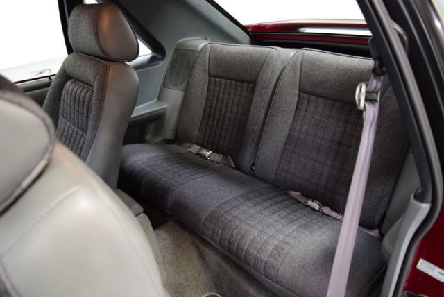 1989 White Ford Mustang Convertible