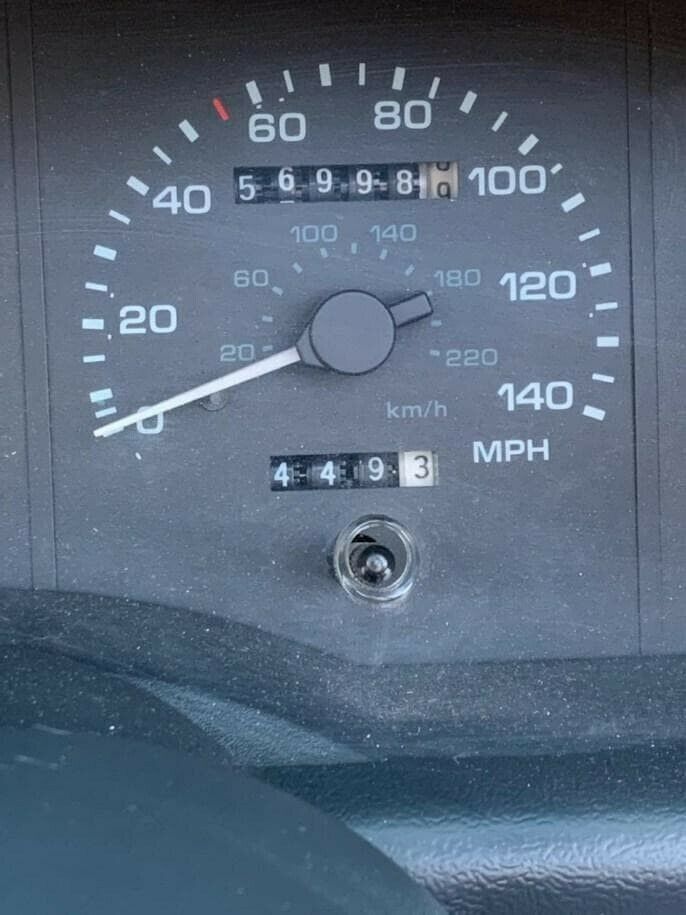 1989 Red Ford Mustang Convertible