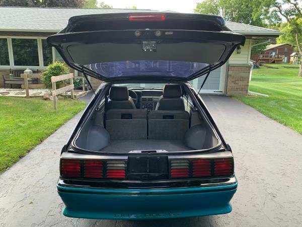 1989 Black Ford Mustang Hatchback