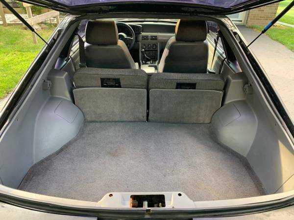 1989 Black Ford Mustang Hatchback