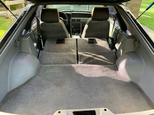 1989 Black Ford Mustang Hatchback