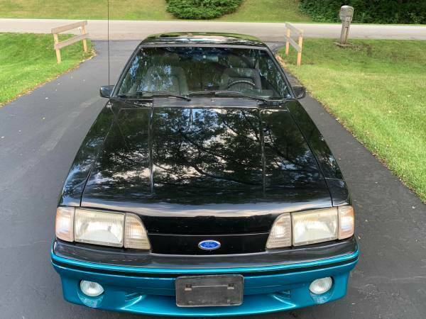 1989 Black Ford Mustang Hatchback