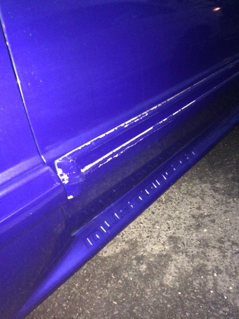 1989 Viper Blue Pearl Ford Mustang Convertible